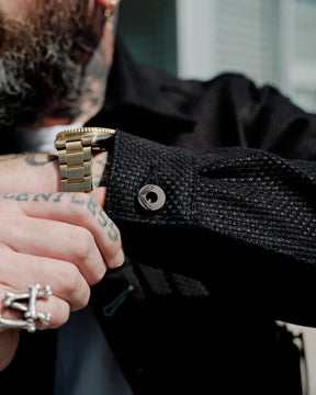 Rogue Territory x Snake Oil Provisions Sashiko Type I Jacket Indigo
