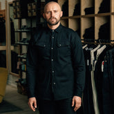 3sixteen Crosscut Western Black Denim