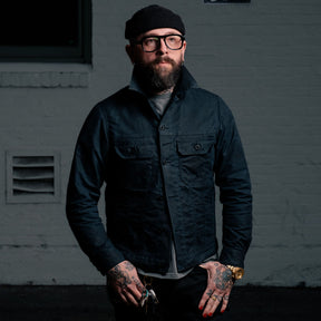 Rogue Territory x Snake Oil Provisions Black Waxed Cruiser Jacket PRE-OWNED/ FINAL SALE