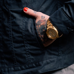 Rogue Territory x Snake Oil Provisions Black Waxed Cruiser Jacket PRE-OWNED/ FINAL SALE