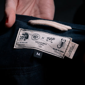 Rogue Territory x Snake Oil Provisions Black Waxed Cruiser Jacket PRE-OWNED/ FINAL SALE