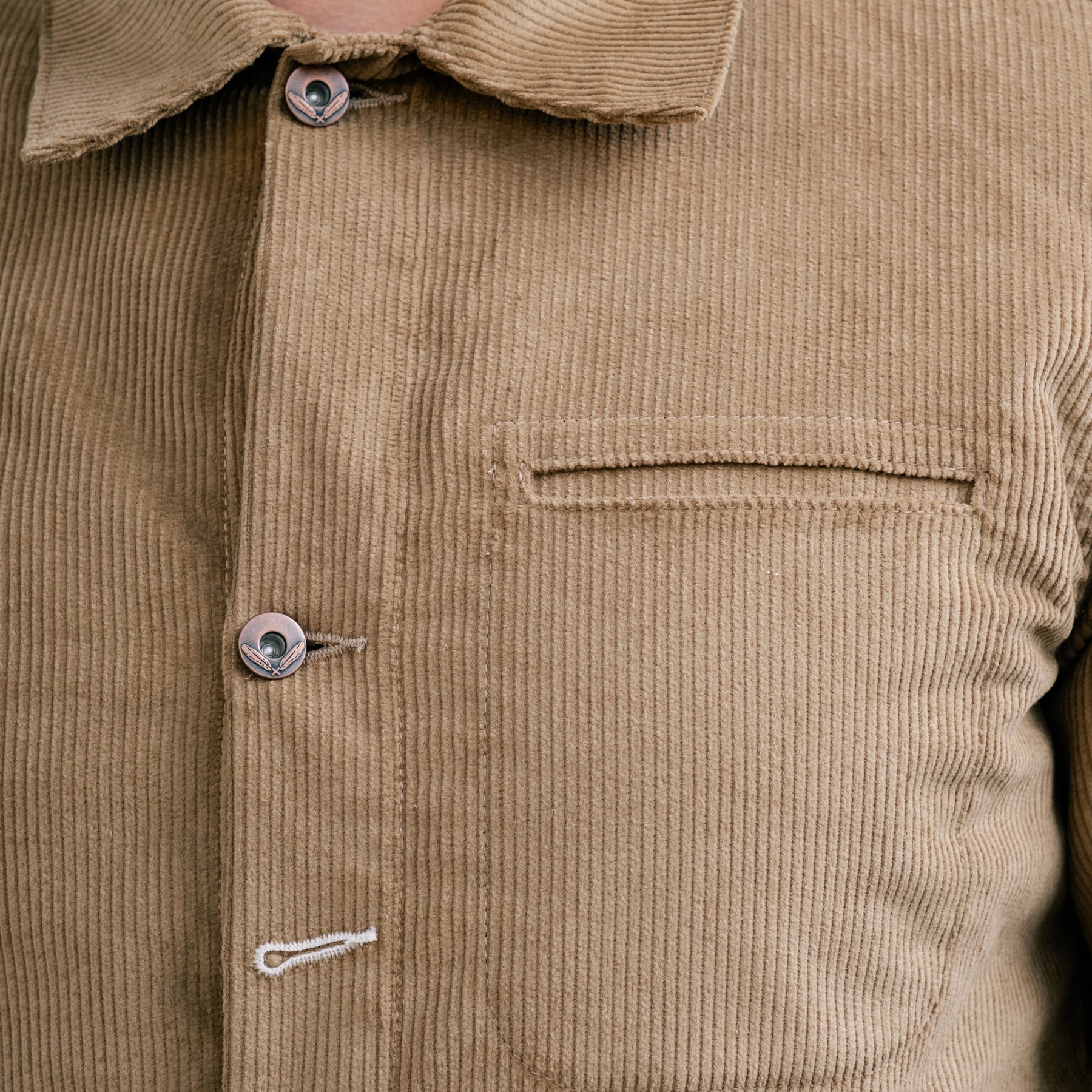 Rogue Territory Lined Supply Jacket Tan Corduroy