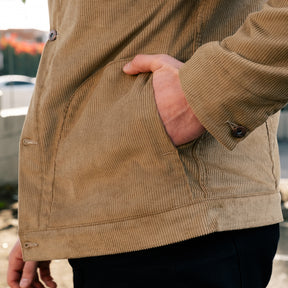 Rogue Territory Lined Supply Jacket Tan Corduroy