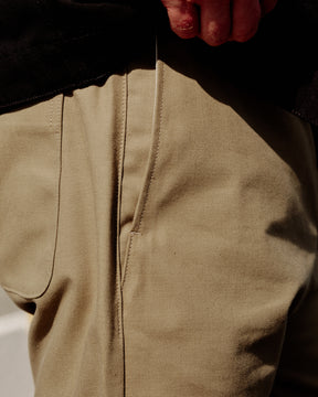 Rogue Territory Relaxed Trouser Selvedge Canvas Dyed Khaki