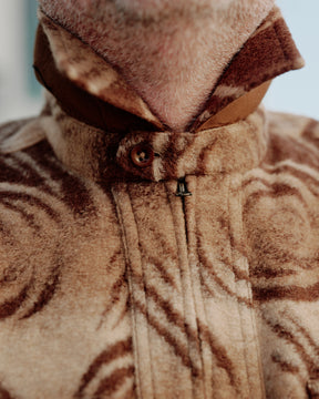 RRL Cotton Wool Popover Shirt Brown/ Multi