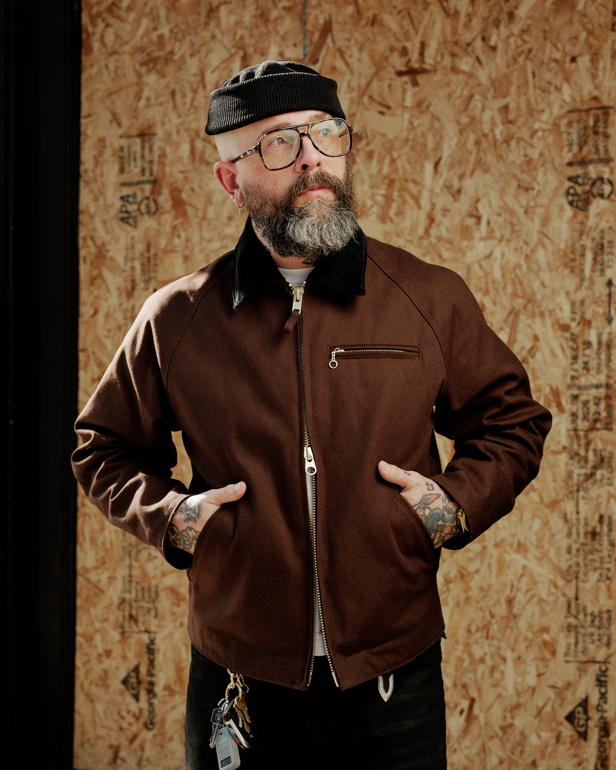 Snake Oil Provisions x Golden Bear Figueroa Canvas Work Jacket Brown PRE-ORDER DEPOSIT