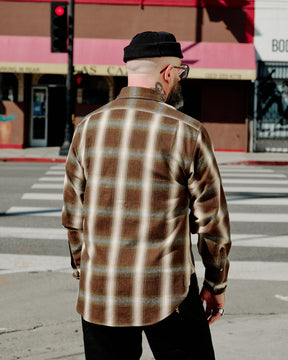 Aaron Levine New York Reversible Flannel Cedar