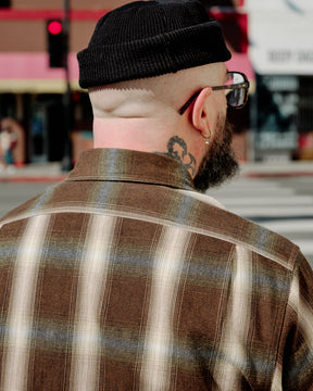 Aaron Levine New York Reversible Flannel Cedar