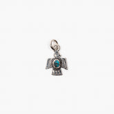 The Flat Head Thunderbird Pendant with Turquoise