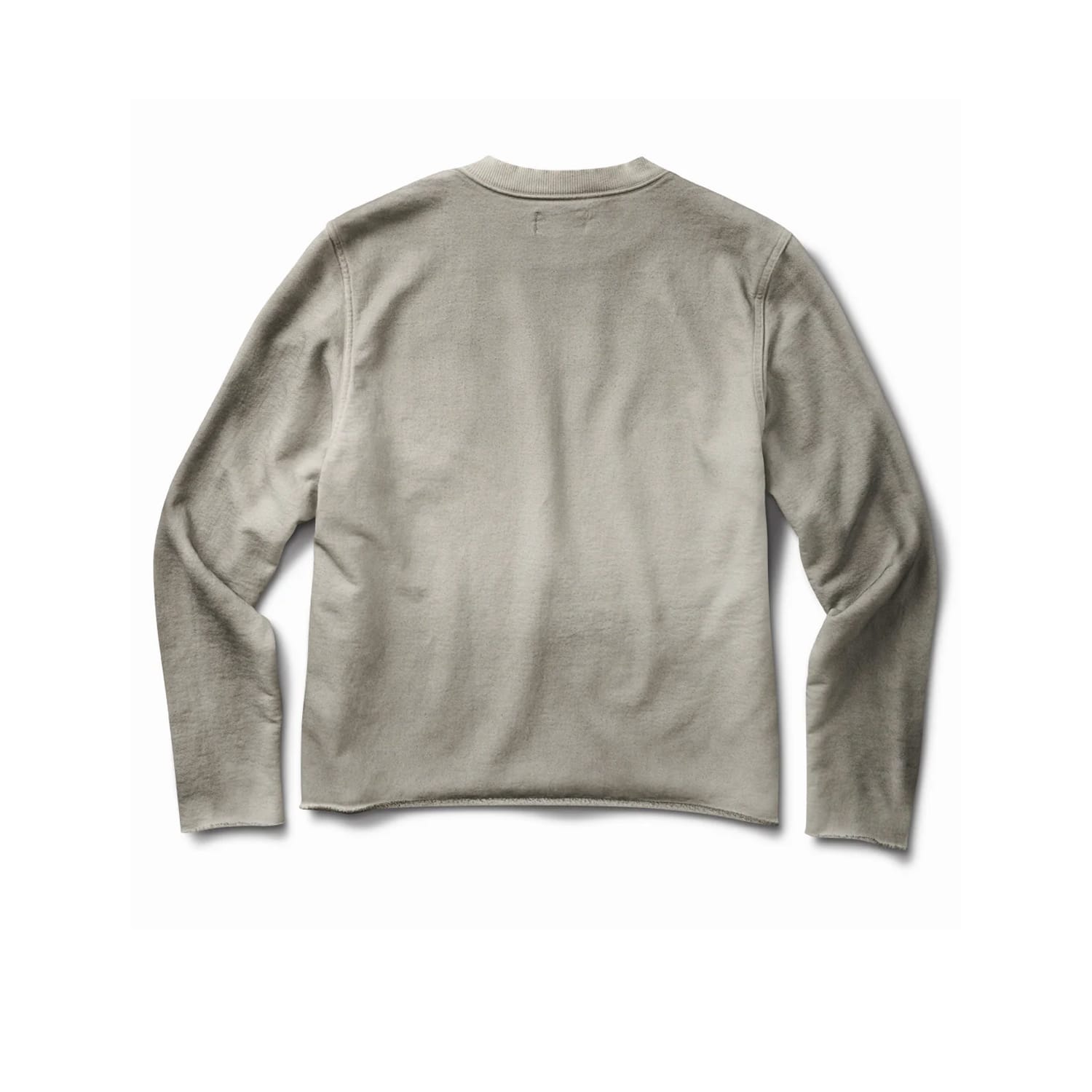 Schaeffer's Garment Hotel Raw Edge French Terry Crew Sweatshirt Dirty White