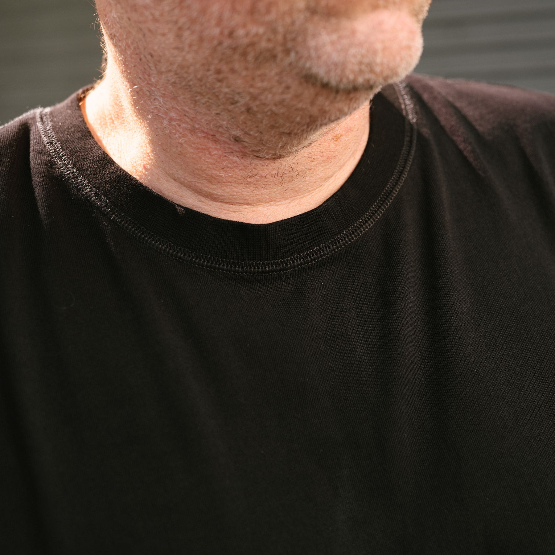 Drake's Black Cotton Crew Neck Hiking T-Shirt