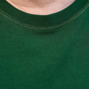 Drake's Forest Green Cotton Crew Neck Hiking T-Shirt