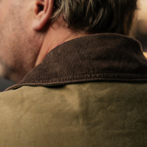 Iron Heart IH-48-KHA 12oz Whipcord Lightweight N1 Deck Jacket Khaki