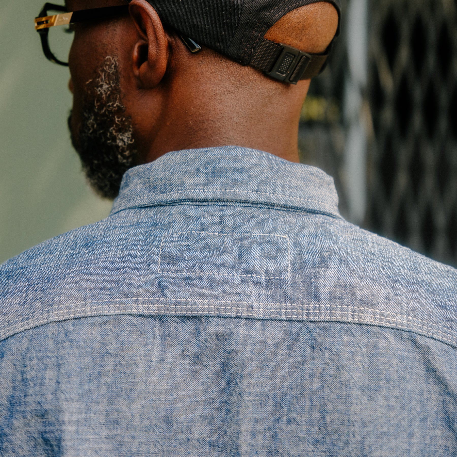 Rogue Territory Work Shirt Rinsed Chambray Indigo