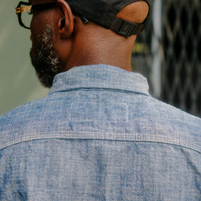 Rogue Territory Work Shirt Rinsed Chambray Indigo