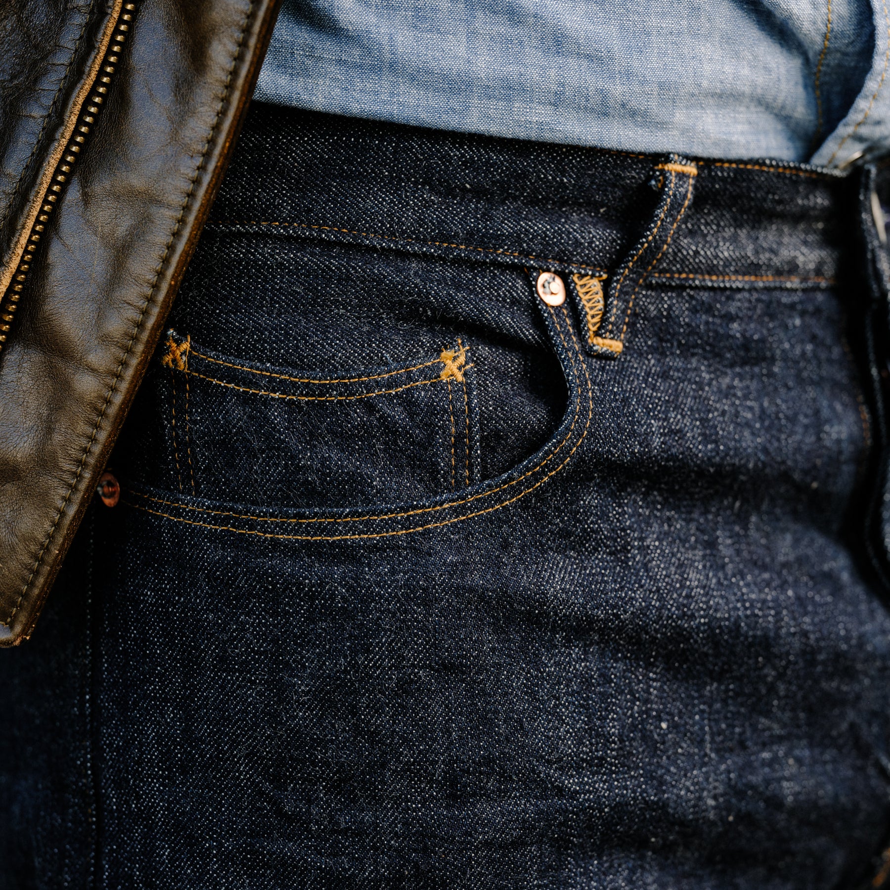 Stevenson Overall Co. Encinitas 150-OSX Jean Indigo One Wash
