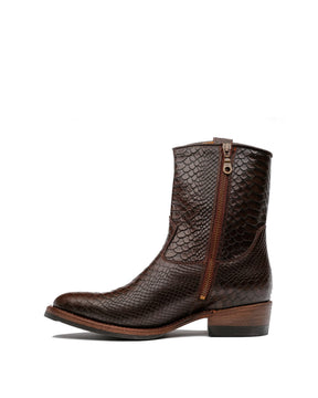 Santa Rosa Brand x Snake Oil Provisions Heartbreaker Boot Espresso Snake