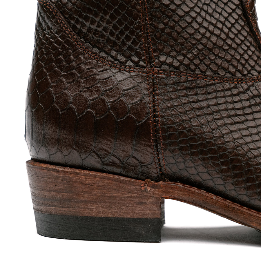 Santa Rosa Brand x Snake Oil Provisions Heartbreaker Boot Espresso Sna