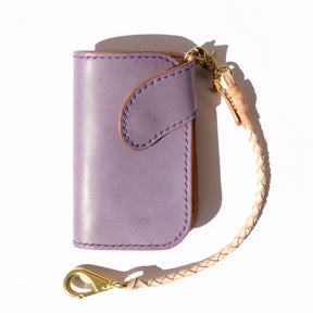 Ewing Dry Goods Gentleman's Billfold Maryam Ghost Purple Shell Cordovan