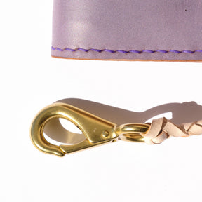 Ewing Dry Goods Gentleman's Billfold Maryam Ghost Purple Shell Cordovan