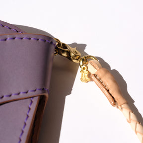 Ewing Dry Goods Gentleman's Billfold Maryam Ghost Purple Shell Cordovan