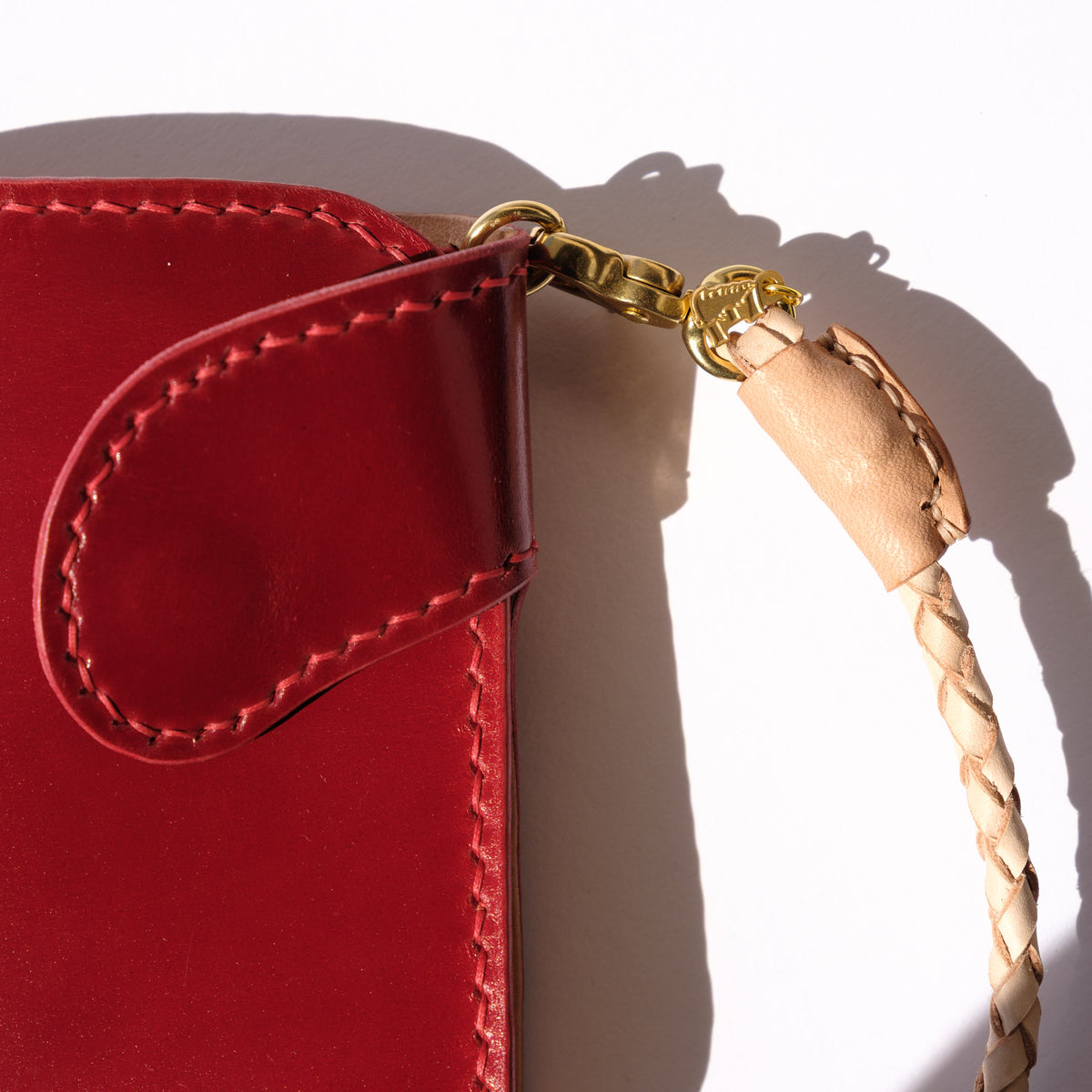 Ewing Dry Goods Gentleman's Billfold Red Shinki Shell Cordovan