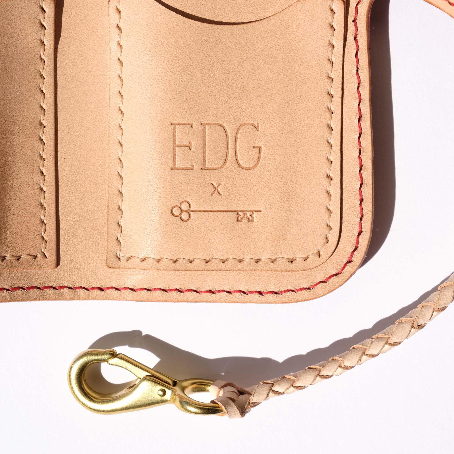 Ewing Dry Goods Gentleman's Billfold Red Shinki Shell Cordovan
