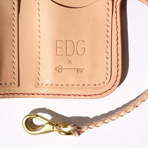 Ewing Dry Goods Gentleman's Billfold Red Shinki Shell Cordovan
