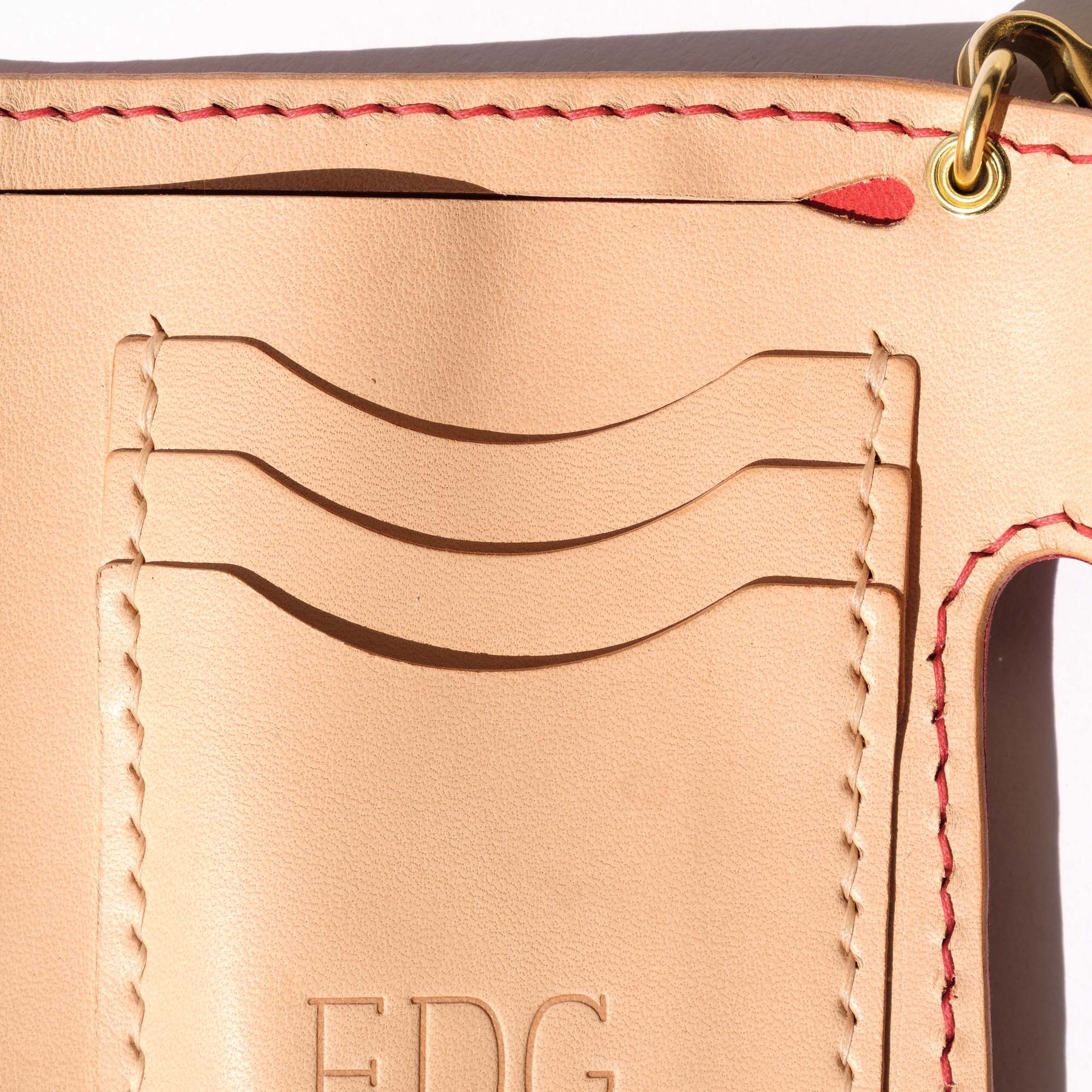 Ewing Dry Goods Gentleman's Billfold Red Shinki Shell Cordovan