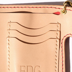 Ewing Dry Goods Gentleman's Billfold Red Shinki Shell Cordovan