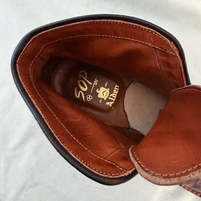 Alden x Snake Oil Provisions Figueroa Plain Toe Boot Brown Chromexcel PRE-OWNED/ FINAL SALE