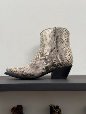 Planet Cowboy Zip Ups Snakeskin Western Boot FINAL SALE