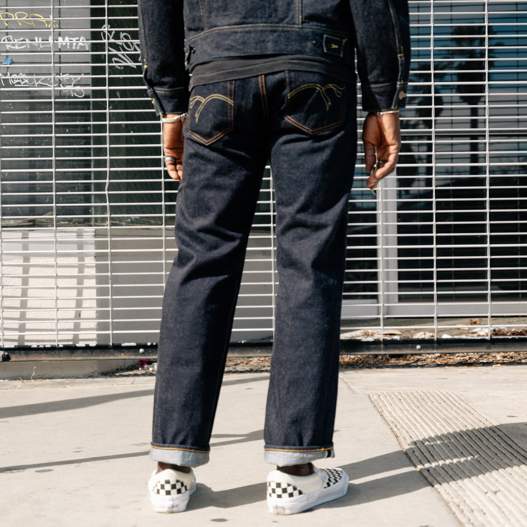 The Flat Head FN-3005 14.5oz Straight Jeans Indigo