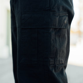 The Flat Head FN-PA-C016 Cargo Pants Black
