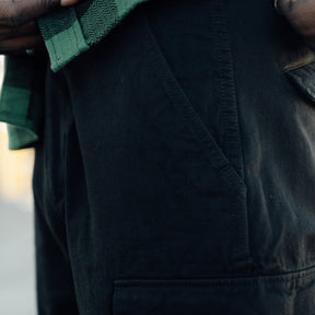 The Flat Head FN-PA-C016 Cargo Pants Black