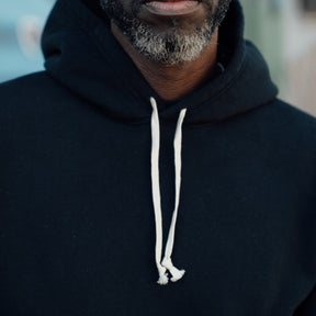 The Flat Head FN-SWP-301 Fleece Lined Sweatshirt Hoodie Black