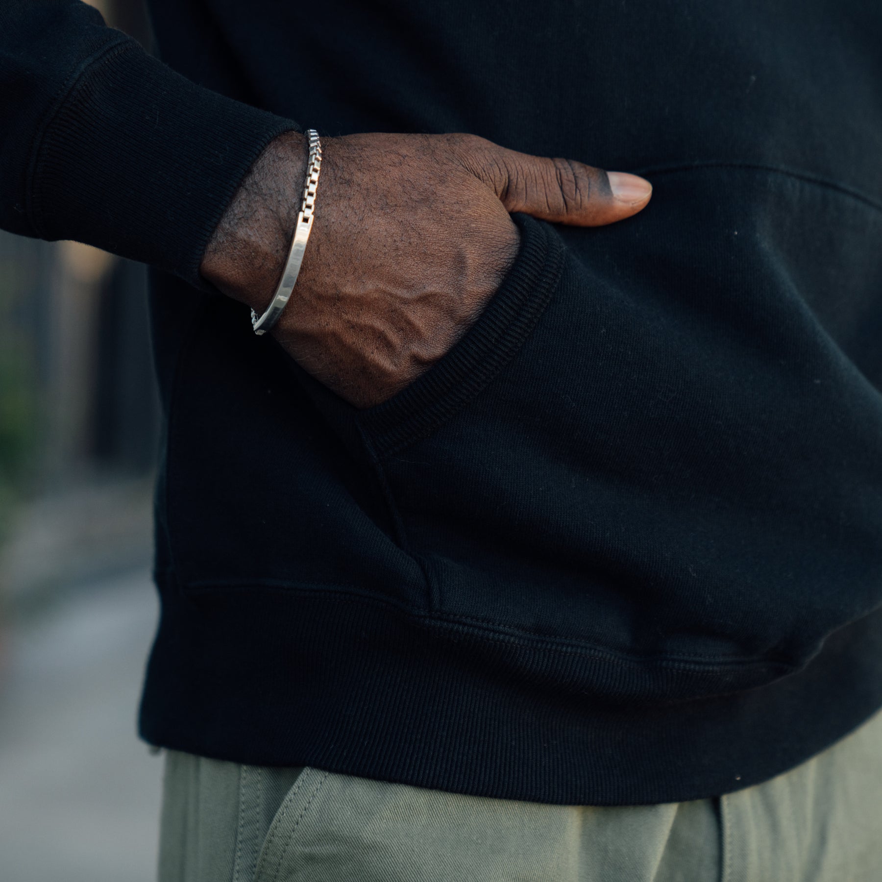 The Flat Head FN-SWP-301 Fleece Lined Sweatshirt Hoodie Black