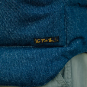 The Flat Head FN-OJ-DPV001 12.5oz Denim Puff Vest