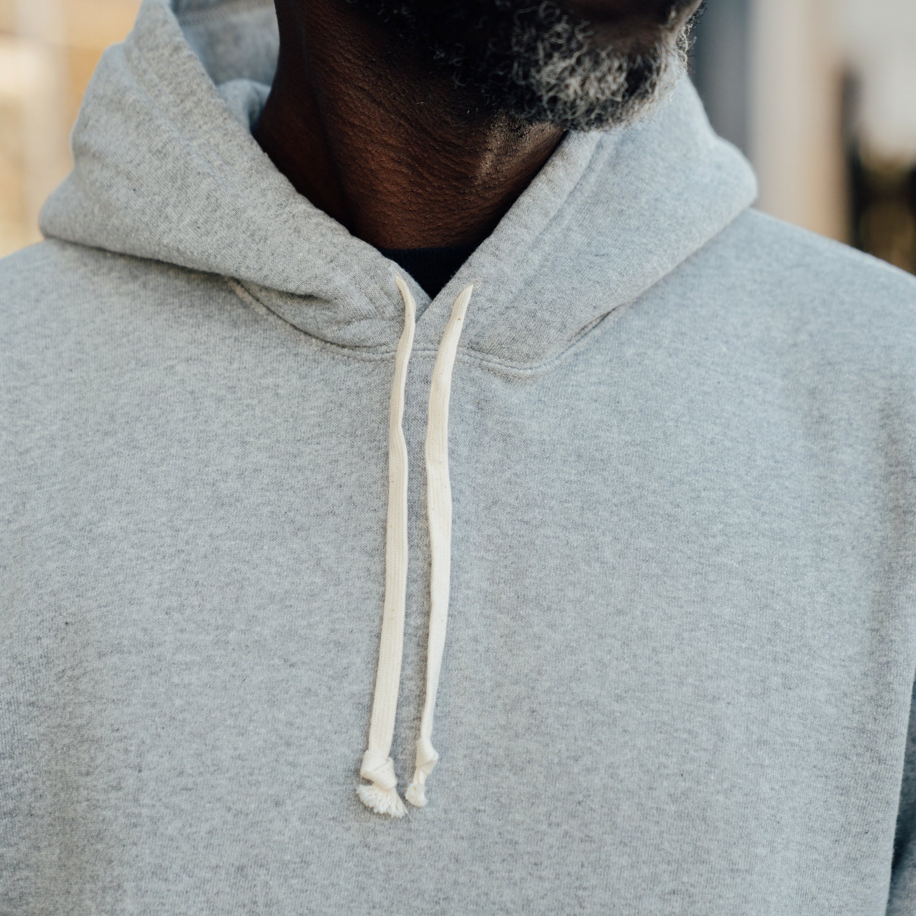 The Flat Head FN-SWP-301 Fleece-Lined Sweatshirt Hoodie Grey
