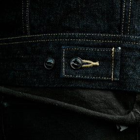 The Flat Head FN-OJ-D103 14.5oz Zimbabwe Cotton Denim Jacket Indigo