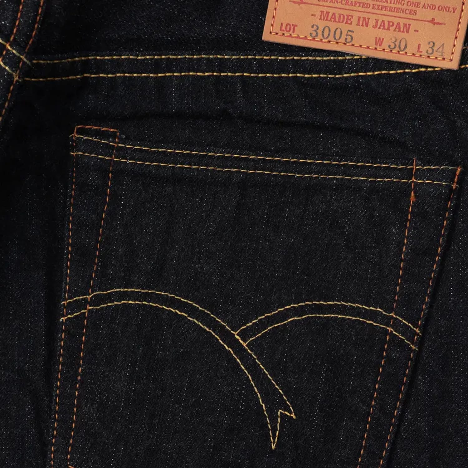 The Flat Head FN-3005 14.5oz Straight Jeans Indigo