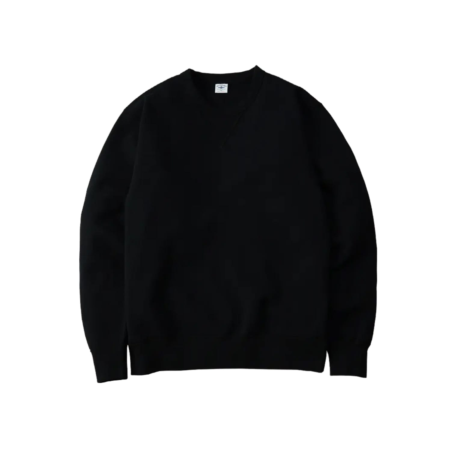 Flat Head FN-SWC-301 Loopwheel Crewneck Sweatshirt Black