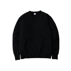 Flat Head FN-SWC-301 Loopwheel Crewneck Sweatshirt Black