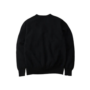 Flat Head FN-SWC-301 Loopwheel Crewneck Sweatshirt Black
