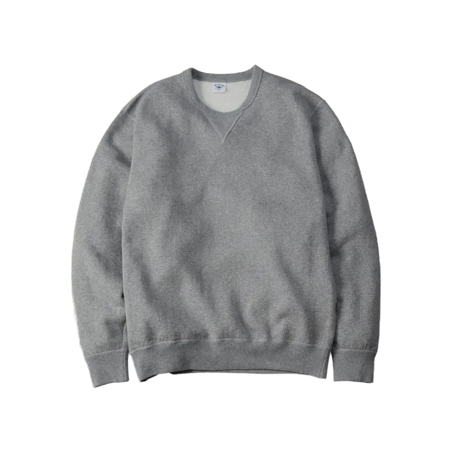 The Flat Head FN-SWC-301 Loopwheel Crewneck Sweatshirt Grey