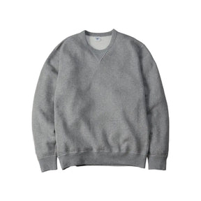 The Flat Head FN-SWC-301 Loopwheel Crewneck Sweatshirt Grey