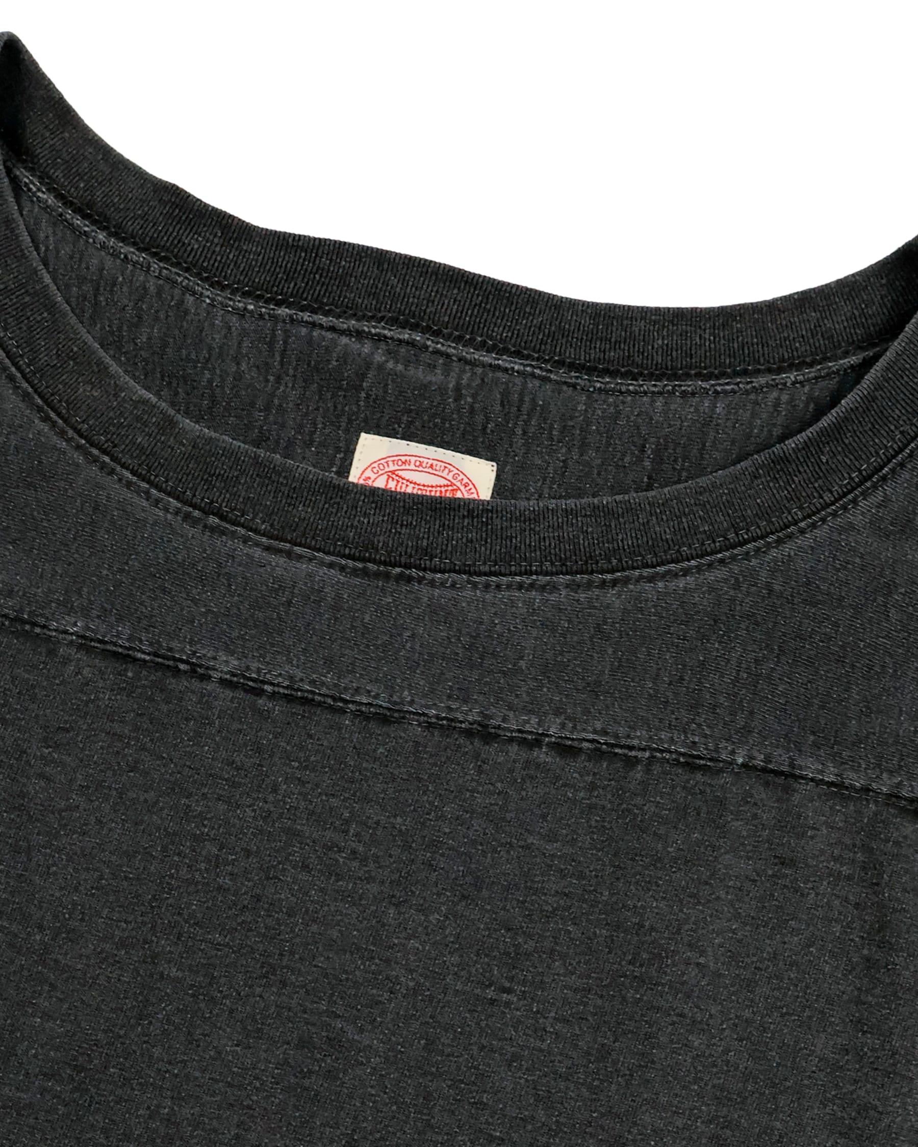 Full Count 5505 Old Football T Ink Black