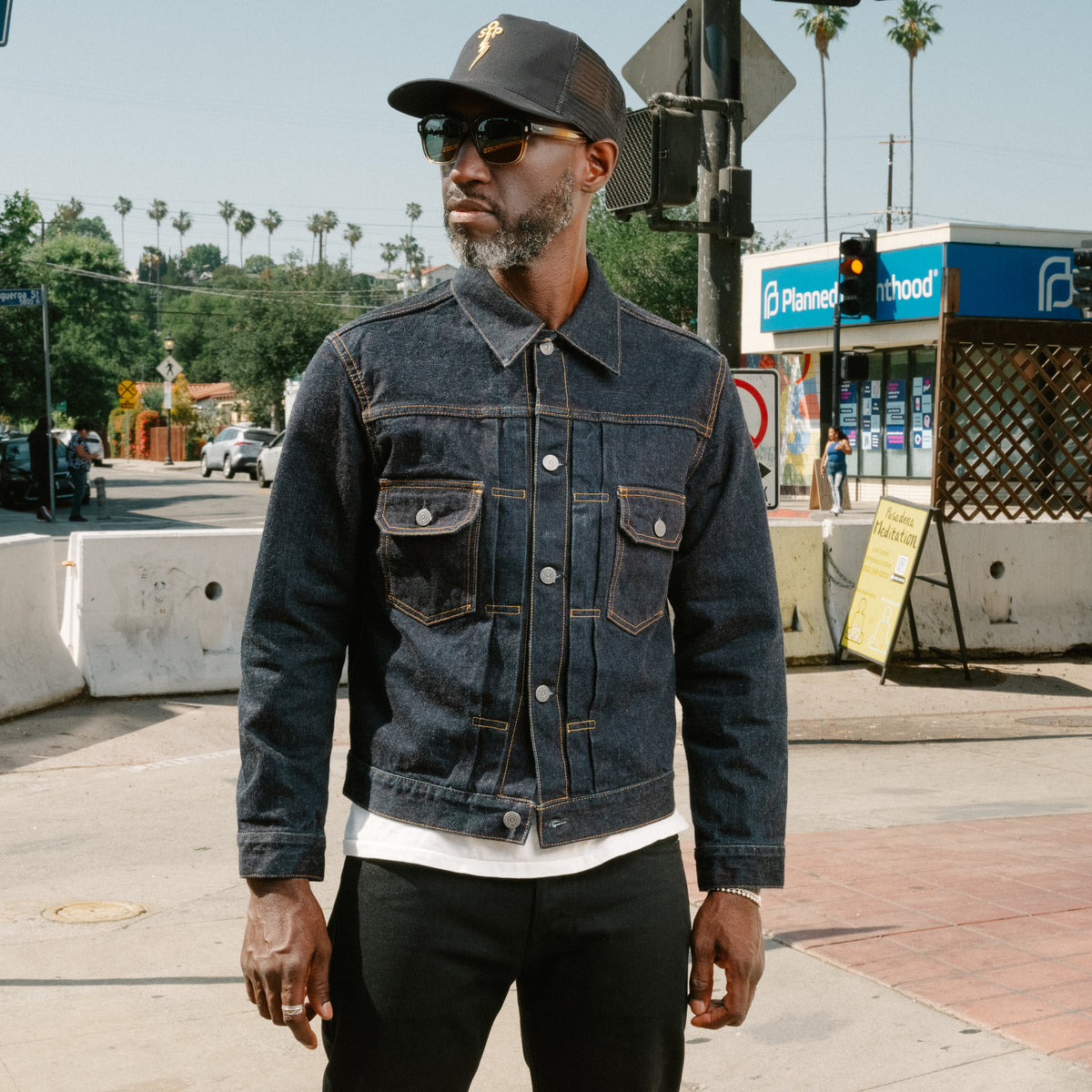 The Flat Head FN-OJ-D002 1950s Denim Jacket Type 2 Jacket Indigo