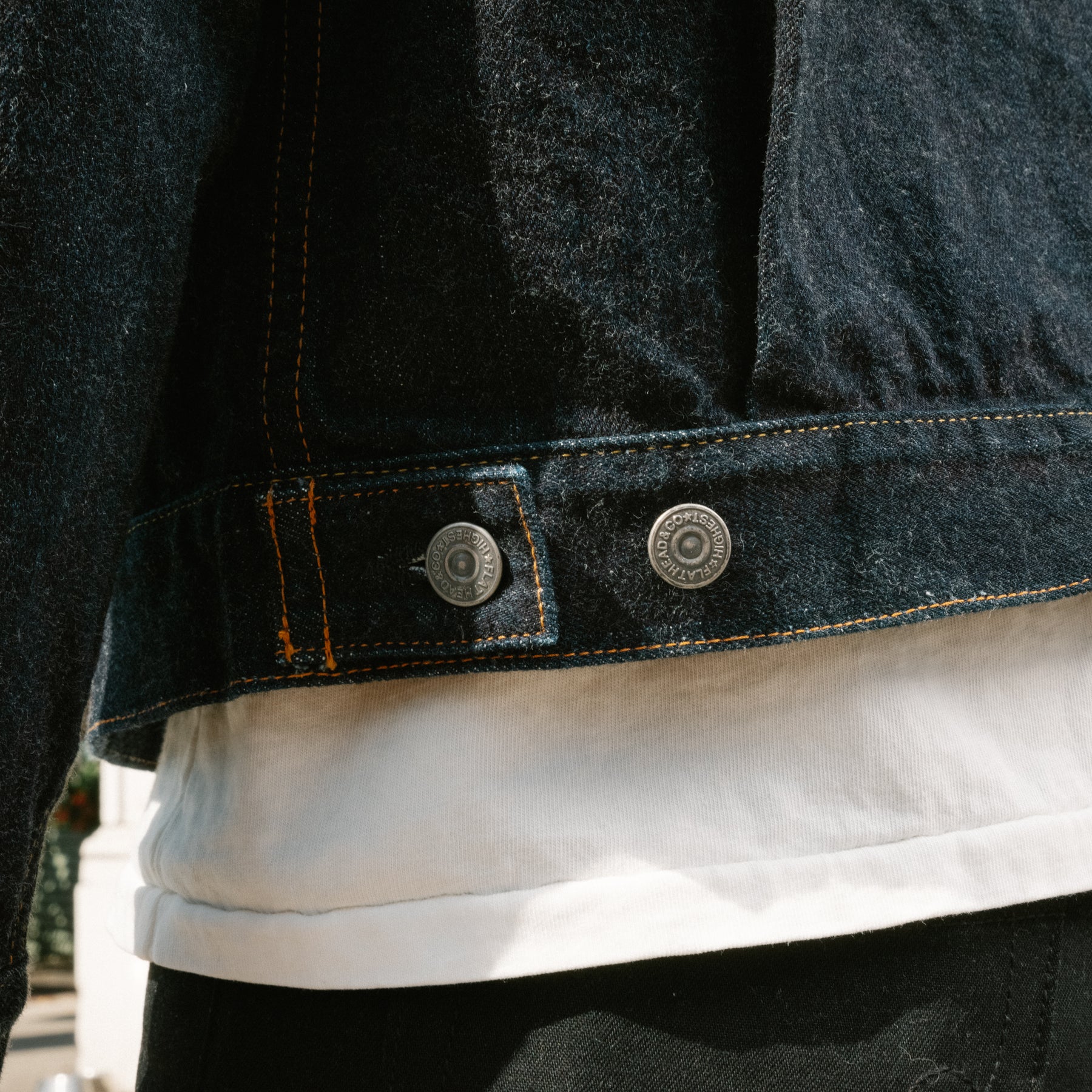 The Flat Head FN-OJ-D002 1950s Denim Jacket Type 2 Jacket Indigo