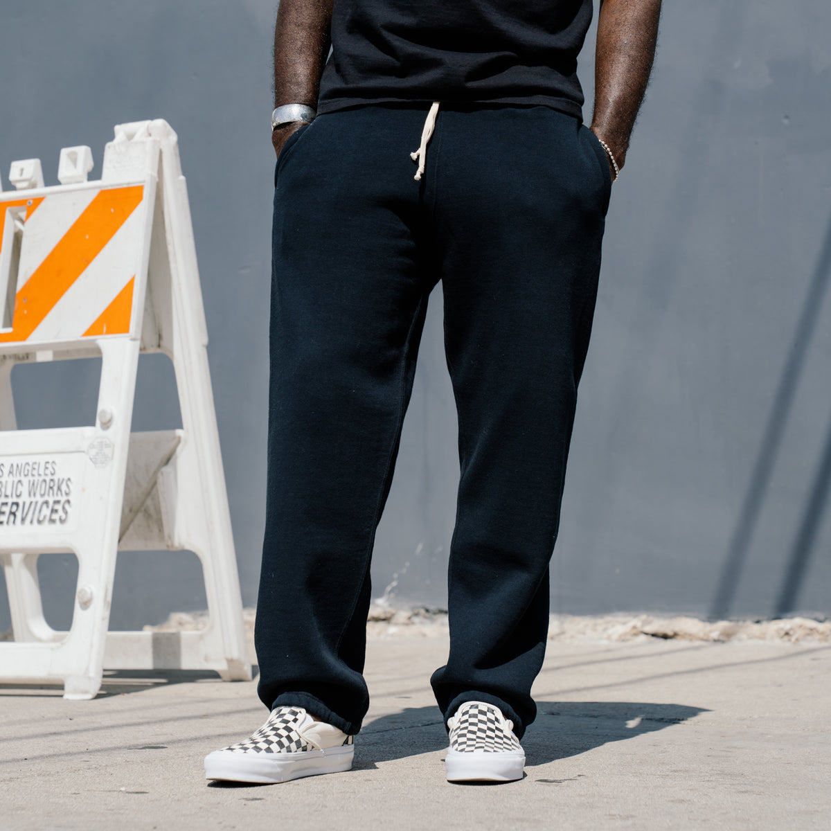 The Flat Head FN-PA-SW002 Sweatpants Black